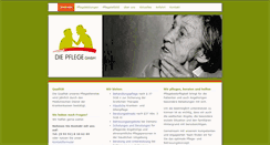 Desktop Screenshot of pflegegmbh.de